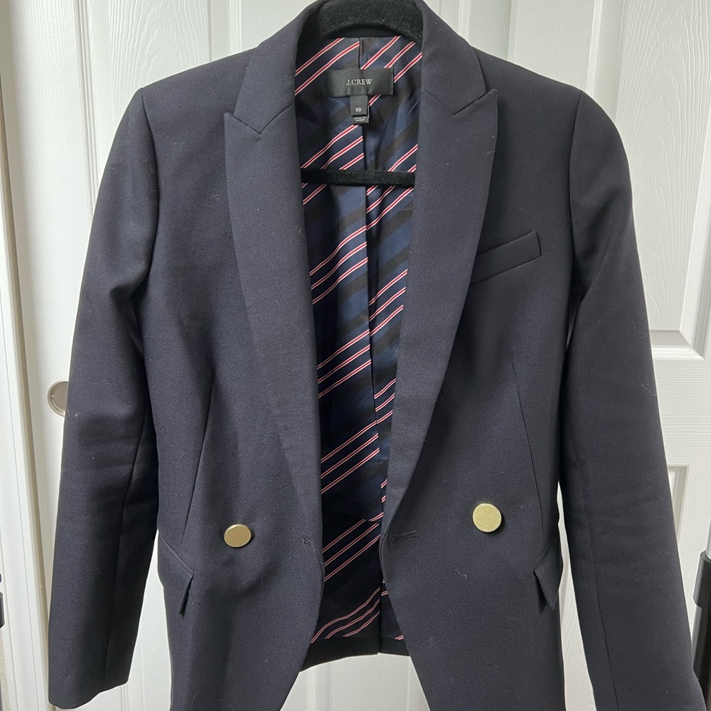 J.Crew Navy Blue Blazer